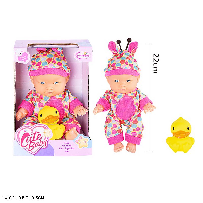 Пупс арт. HX623-5/7 (72шт/2)   мікс 2 види, аксес короб. 30см