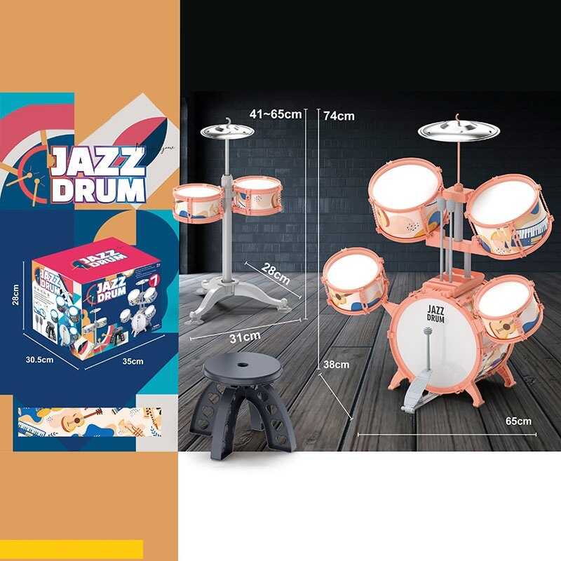 Барабанна установка ZG 3002-D (6) розмір: 65х38х74 см, додаткова стійка з барабанами, барабанні пали