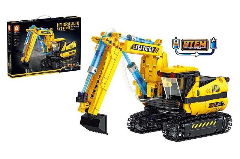 Конструктор FC 9220 (18) “Екскаватор”, 554 деталі, гідравлічний механізм, в коробці