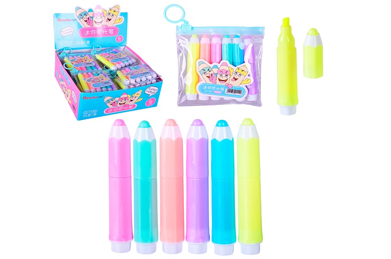 Набір маркерів арт.CE150401 Упак5шт(288шт/2) у наборі 6 кольорів 10*1,5*10 см, бокс 20,5*20*8,5 см