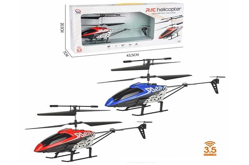 Гелікоптер на радіокеруванні LD 669 (36) 2 кольори, вбудований акумулятор, підсвічування, в коробці