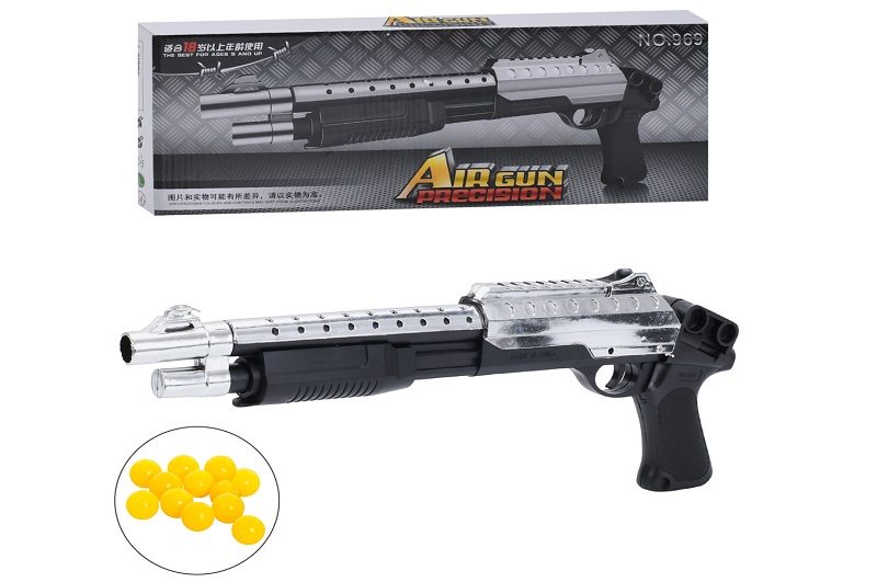 Рушниця M969 (48шт) 40,5см, пластикові кулі, в кор-ці, 41-15,5-3,5см