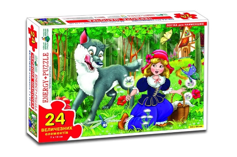 Гра-пазл Червона Шапочка" 24 ел. в кор.  Ен2142"