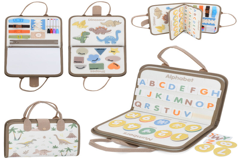 Гра LB-1 (20шт) бізісумка/бізідборд/бізікнига, 22-28см, навчальна гра, знімні сторінки, застібки-бли