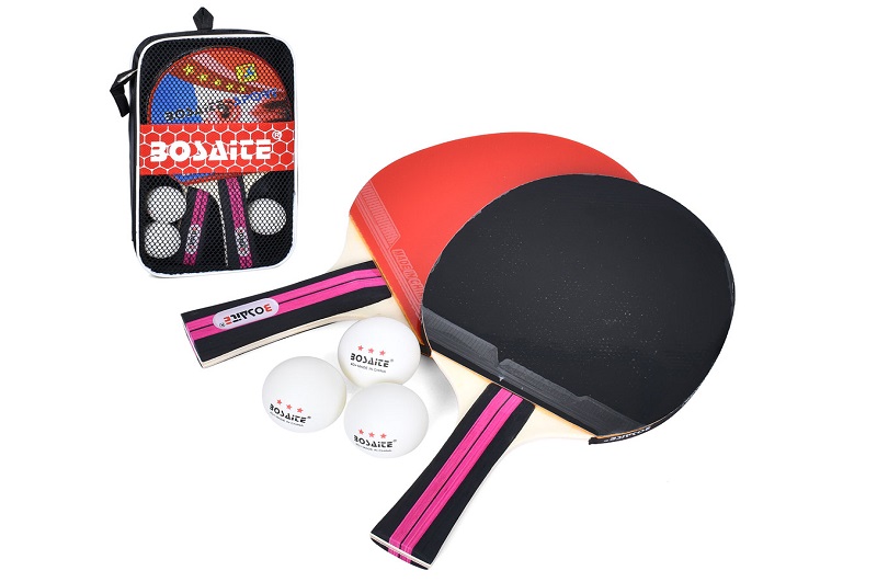 Ракетка MS 3288 (30шт) 2шт, 26см,резина,ручка набірна, кульки 3шт 40+мм, 1колір, в чохлі,17-28-3см