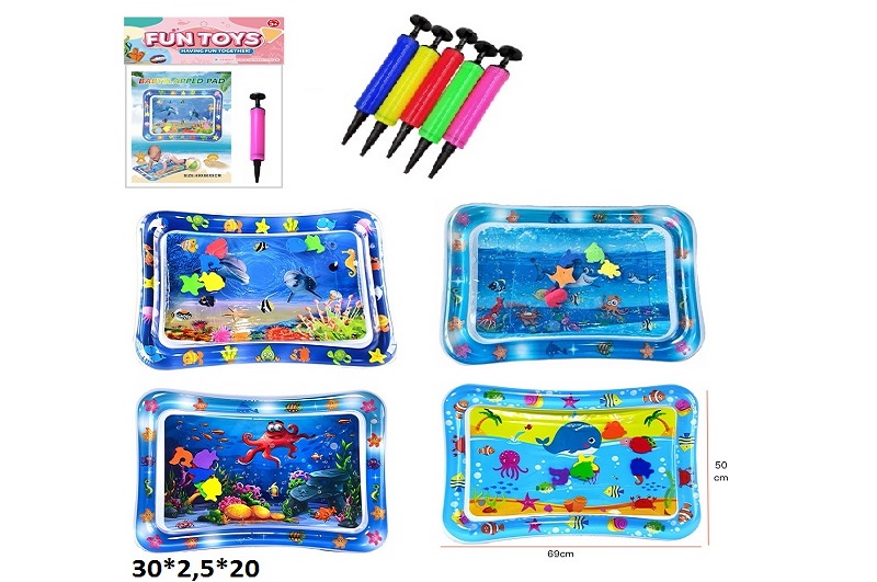 Килимок A3/A4/A5/A6 розвиваючий водяний 4в.кул.30*2,5*20 /168/