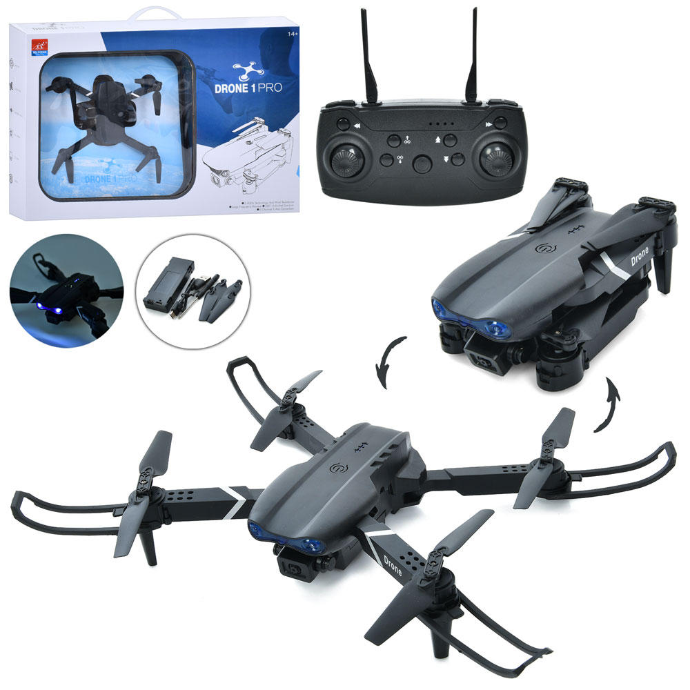 Квадрокоптер BR17С (6шт) р/к2,4G, 33см, акум, світло, камера, Wi-Fi, 6 каналів, запасні лопаті, в ко