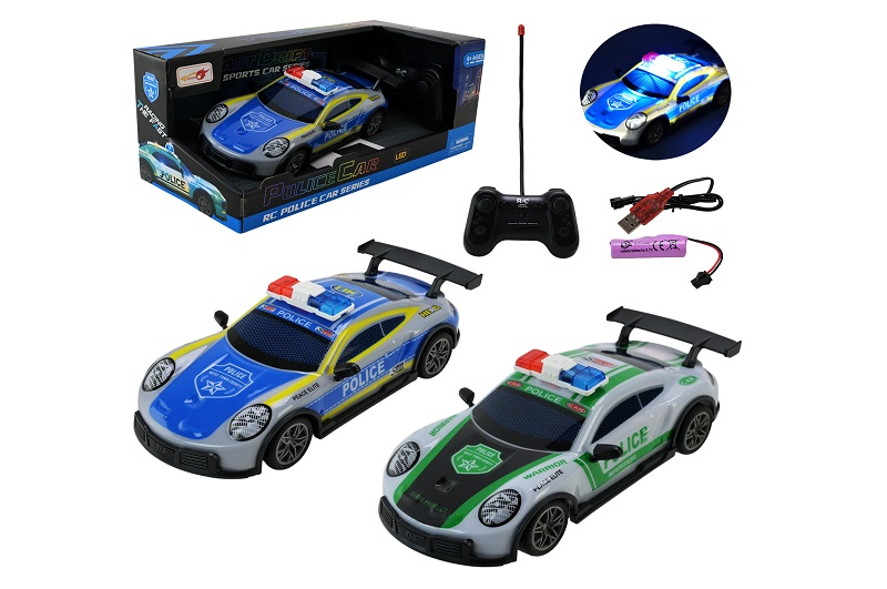 Машина р/к арт.  998-5A (60шт/2) акум 2кольора,світло,звук, короб. 26*13,5*12см