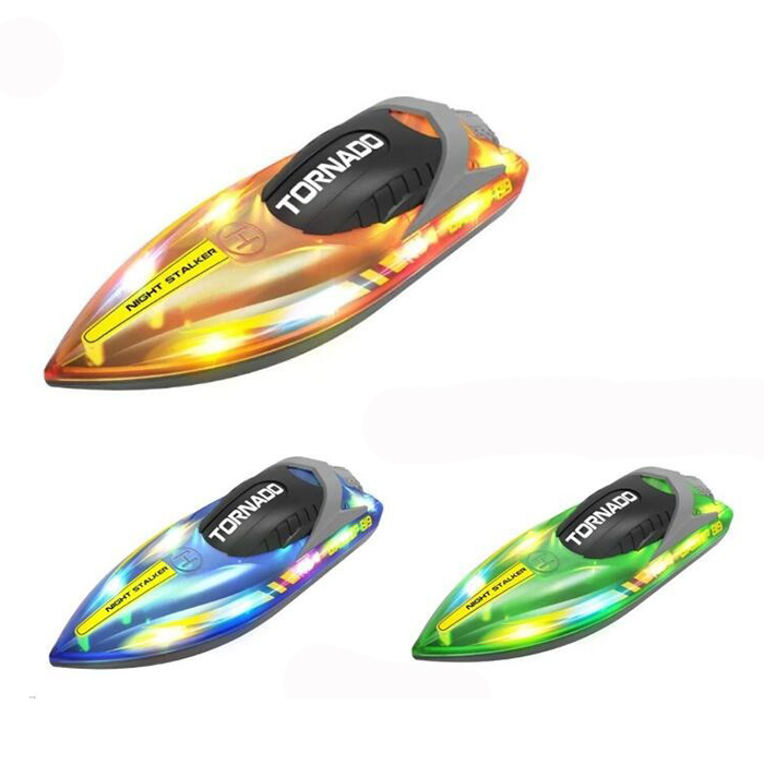 Катер HJ819 (12шт) р/к2,4G, акум, 26см, світло, USBзарядне, 3 кольори, в кор-ці, 28-20-8,5см