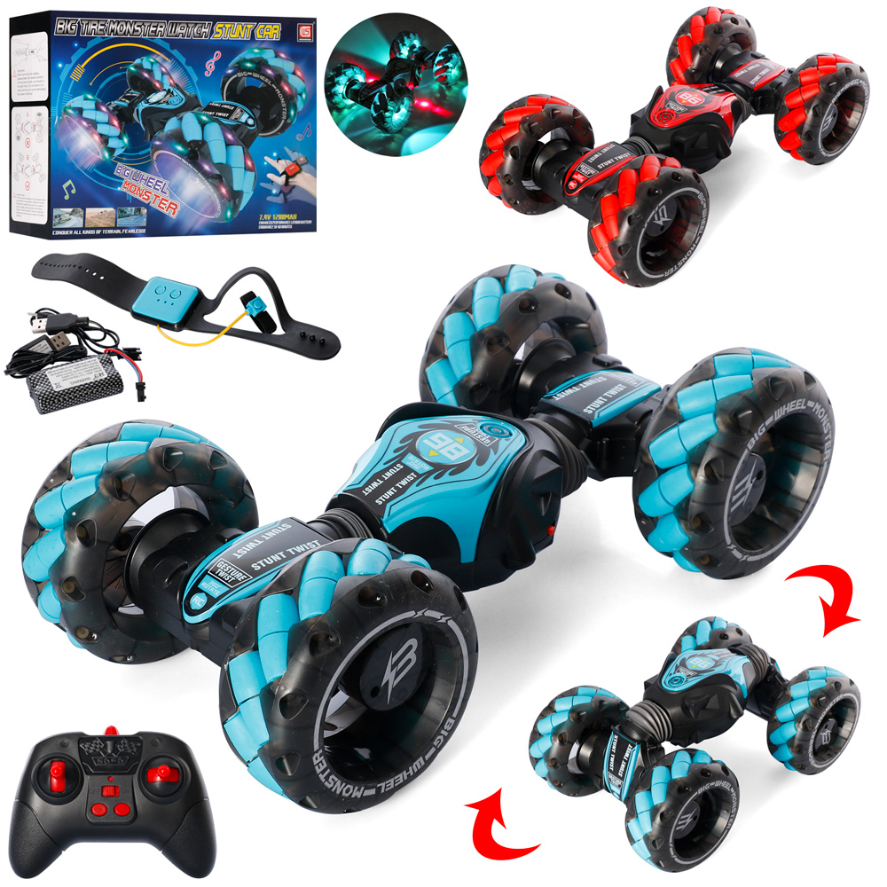 Машинка CV8818-86A (4шт) р/у(пульт2шт,1вид-одев/руку),аккум,трюк,35см,USBзар,2цв,кор,41,5-31,5-12см