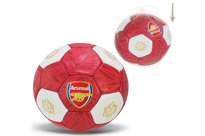 М'яч футбол. арт. FP113 (30шт) ARSENAL  №5, PU 420 грам, 32 панелі,Пакістан,сітка+голка у комплекті