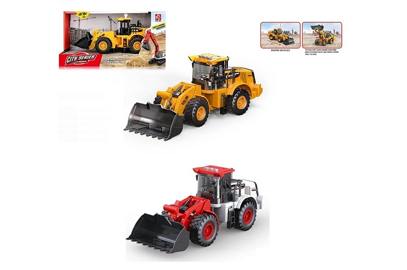 Бульдозер RJ3382A/RJ3382B інерц.батар.муз.світ.2кол.кор.35,5*12,5*17,7 /24/