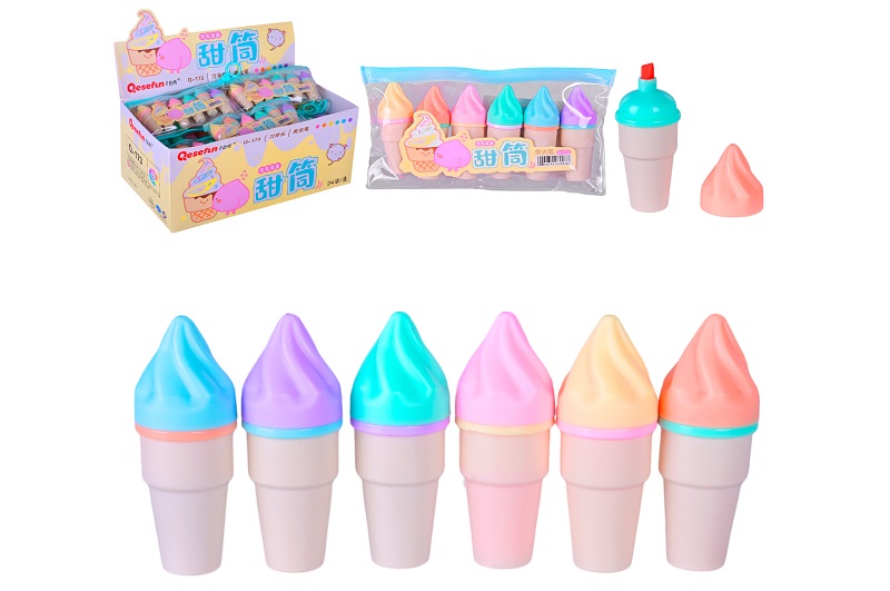 Набір маркерів арт.CE150402 Упак 6шт(288шт/2)у наборі 6 кольорів14,5*2*7,5 см,бокс 28,2*16,5*12,5 см