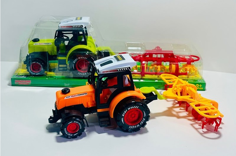 Трактор з причепом 678-14 інерц.2кол.пласт.43*12*14 /64/