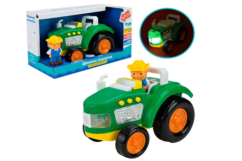 Машина муз. арт. PL-724-33 (72шт/2) Грайся та навчайся"батар., звук, світло, короб. 23,5*11,5*14,5с"