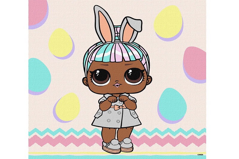 Картина по номерах для дітей L.O.L. Surprise! Spring Bling CARATS" 30х30см  KHO1227"