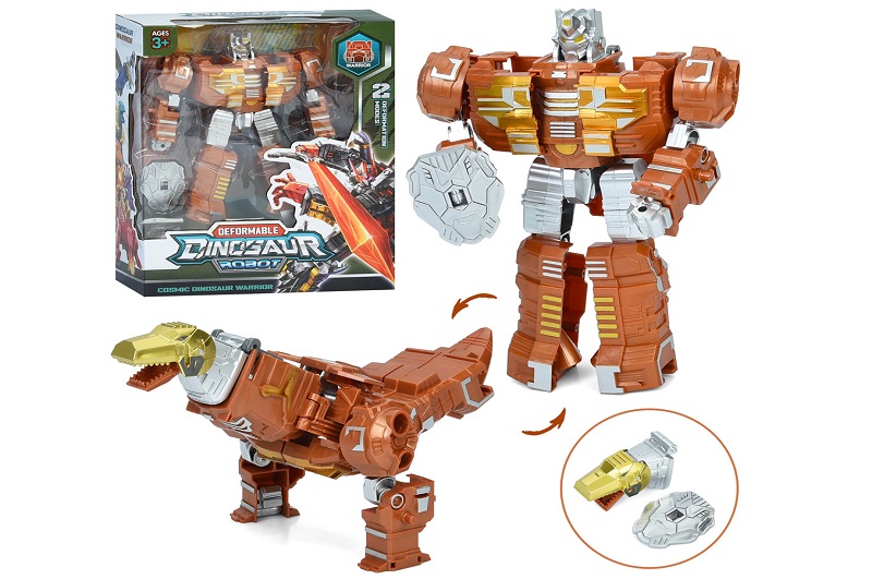 Трансформер XL91853A (40шт) робот 19см+тиранозавр, в кор-ці, 22,5-27,5-8,5см