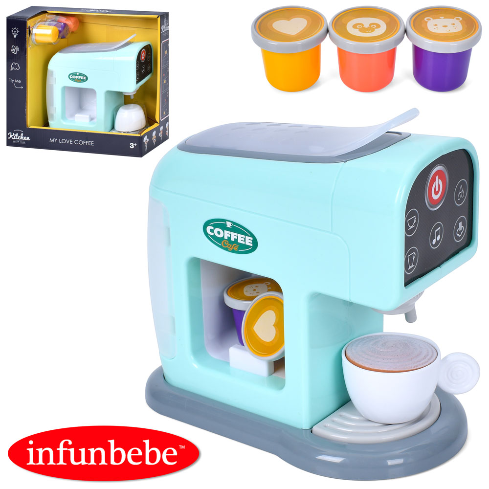 Кавоварка RP88333 (8шт) 20-19-11,5см, музика, світло, на бат-ці, в кор-ці, 26-24,5-14см