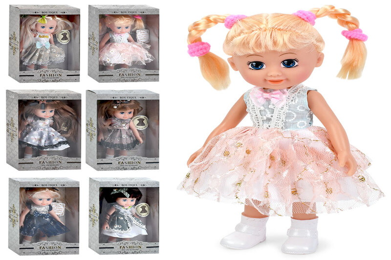 Лялька TD999A-F (48шт) 22см, 6 видів, в кор-ці, 15-25-6см