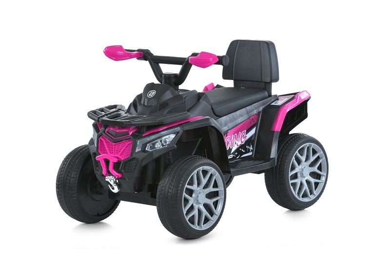 Квадроцикл M 6125EBLR-8 (1шт) 2,4G р/к, 2-в-1(каталка-толокар), 1*6V4AH, 1*25W, MP3, USB, BLUETOOTH,