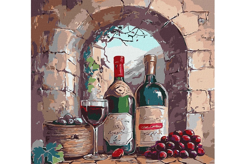 Картина по номерах Смак витримки" 40х40см  KHO5729"