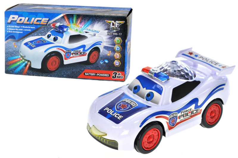 Машина музична 999-17 на батарейках, в коробці YG Toys