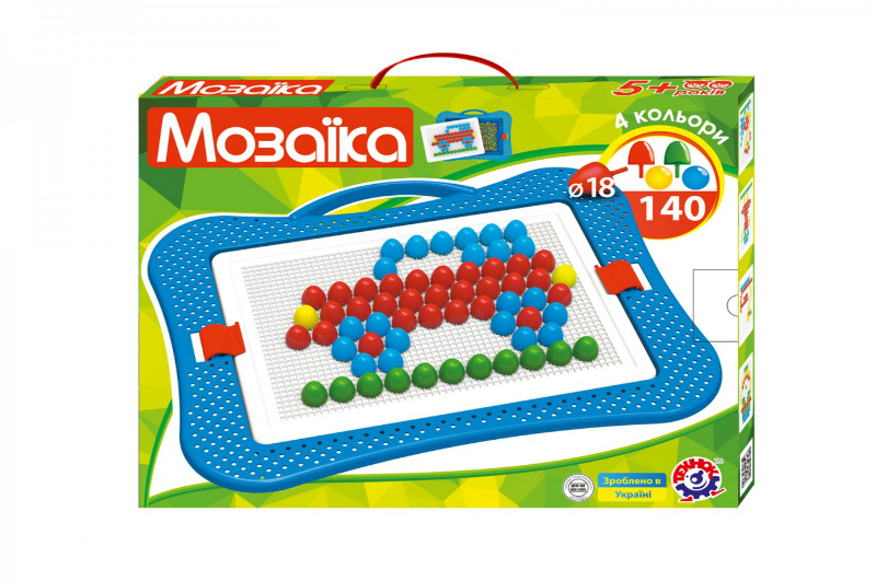 Мозаїка 6 ТехноК (18мм-140шт) 1/10  Тех3381ШТ