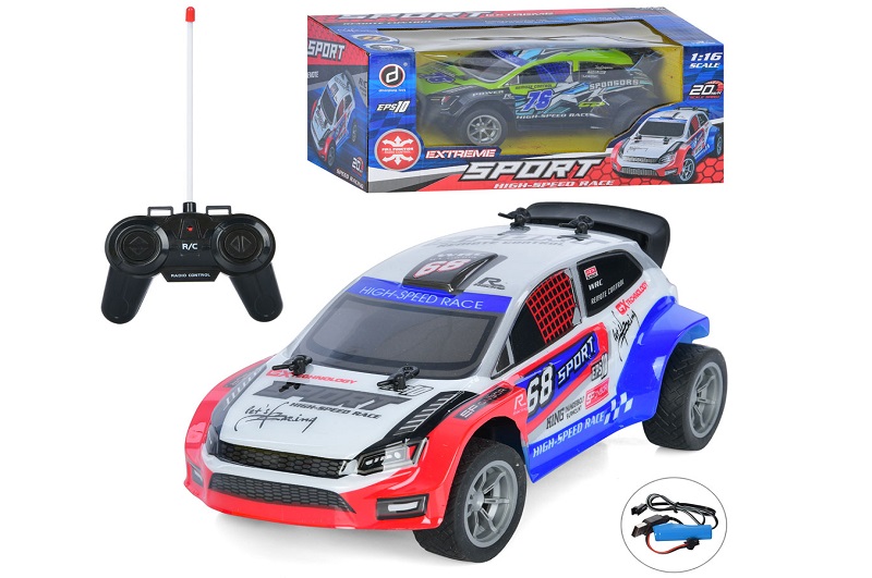 Машина DH-8182-1D-8182D (12шт) р/к, акум, 26см, гум. кол, амортиз, неб'ющ.корп,USBзар,2 кольори,в ко