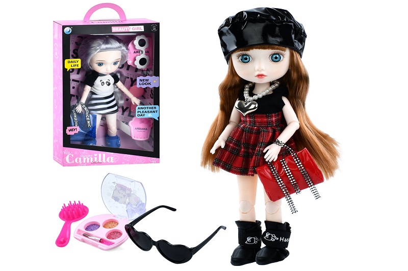 Лялька A923IJ (20шт) 32см, шарнірна, аксесуари, 2 види, в кор-ці, 22-35-8,5см