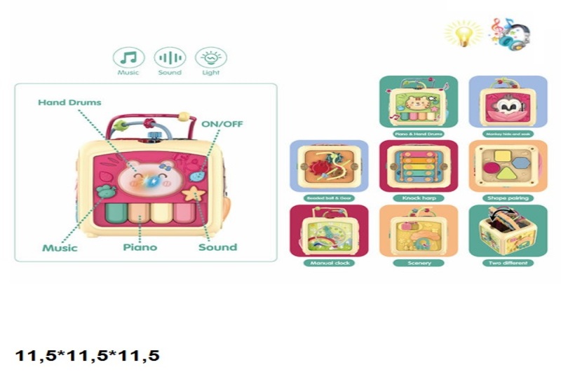 Логіка куб T5 багатофункц.батар.муз.світ.кор.11,5*11,5*11,5 /96/