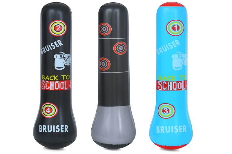 Боксерський набір MS 4770 (50шт) груша, надувна, 117см, діам 20см/діам30см, 3види, у пакеті, 19-23-2