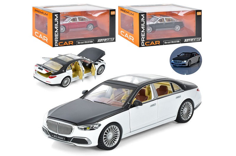 Машина AP-1870 (12шт) АвтоСвіт, 1:22, метал, інерц, 22см, звук, світло,відк.дв, бат (табл), 3кол, в