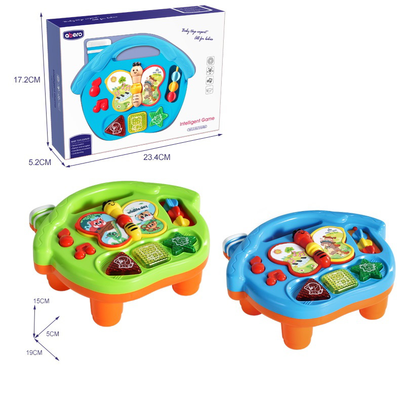 Центр розвиваючий QX-9305 (36шт) ігрова панель, 19-15-8см, музика, звук(англ), світло, рухливі детал