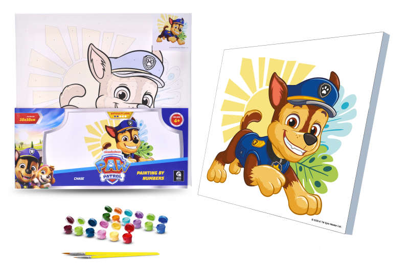 Набір для розпису по номерах 30х30 см QB913-011 Щенячий патруль: Гончик" qbee"