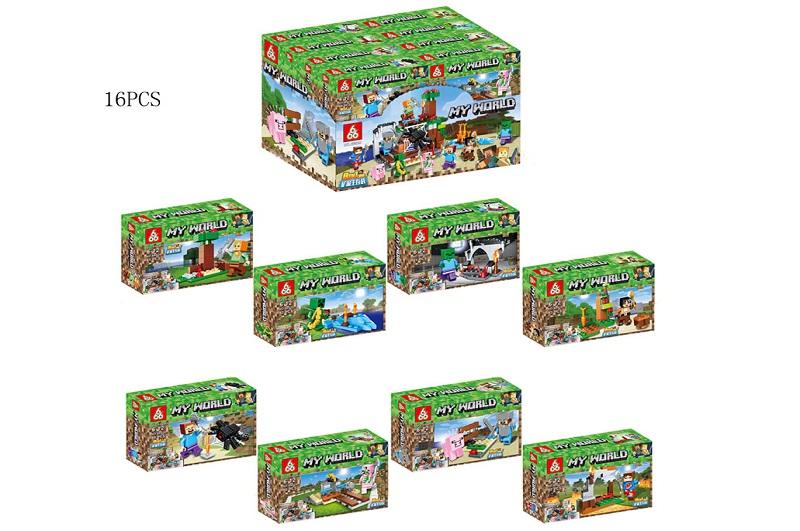 Іграшка конструктор арт. 66024 Упак16шт  8 видів,16шт у дисплеї