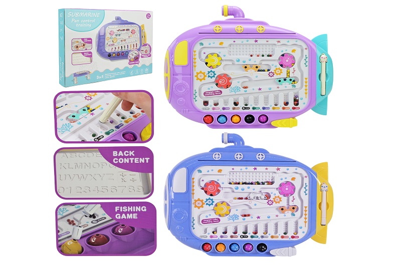 Іграшка магнітна логіка арт.666-3A, 2 кольори дощечка, палочка, короб. 40*5,1*29см