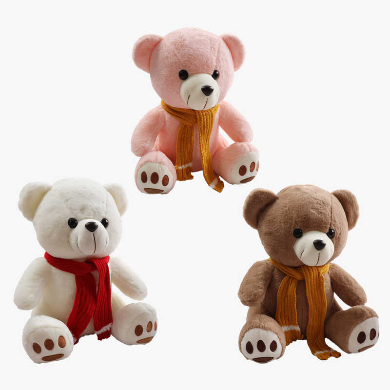 М`яка іграшка M 18520 (40) 3 види, “Ведмідь”, висота 42 см, МІКС ВИДІВ