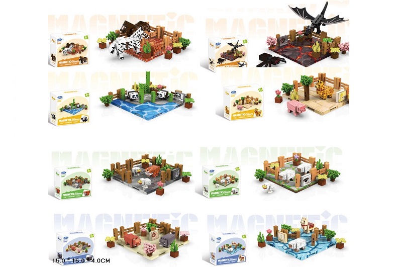 Конструктор арт. Z33001-Z33008 (48шт/2) 8 видiв,у короб.15*15*4см