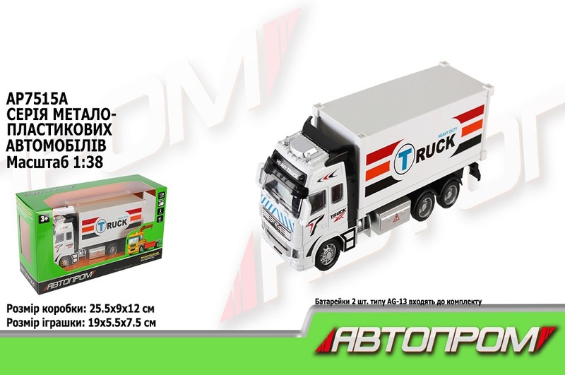 Іграшка машина метал арт. AP7515A, АВТОПРОМ",1:38, у коробке 25,5*12*9см."