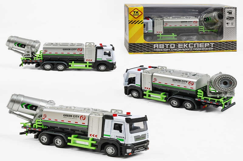 Спецтехніка LS-0608-10 (60/2) “Авто Експерт”,  “Автоцистерна”, металопластик, масштаб: 1:32, інерція
