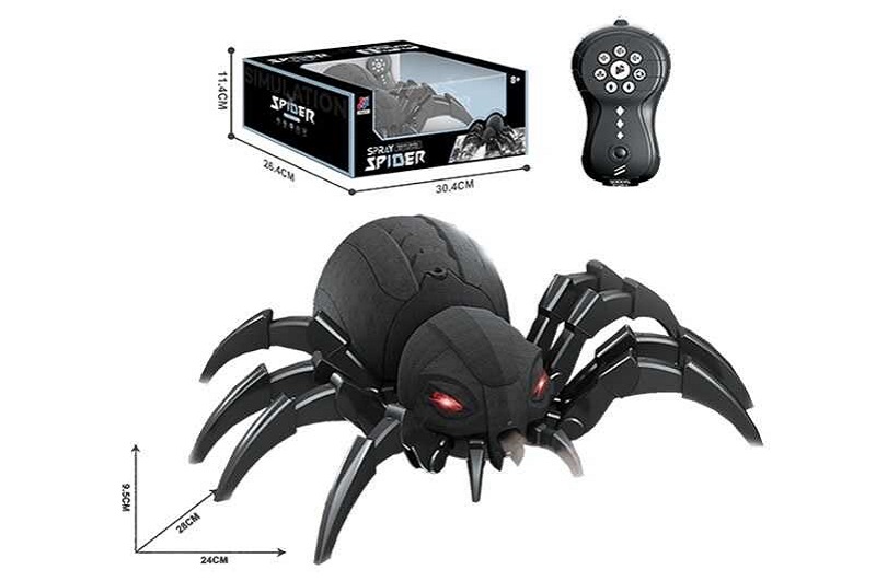 Павук на радіокеруванні 128 A-35 (24) рухається, звуки, мелодії, підсвічування очей, парогенератор,