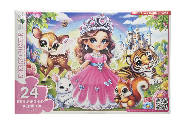 Гра-пазл 24 Принцеса та звірята  Ен8434