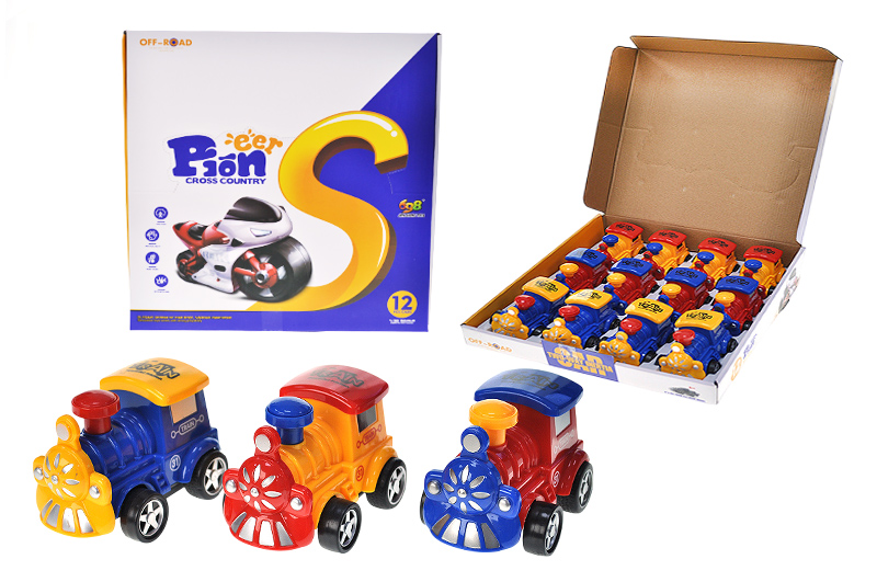 Потяг інерційний в блоці 12шт JS04 УПАК12шт  р.34,5*36*8см