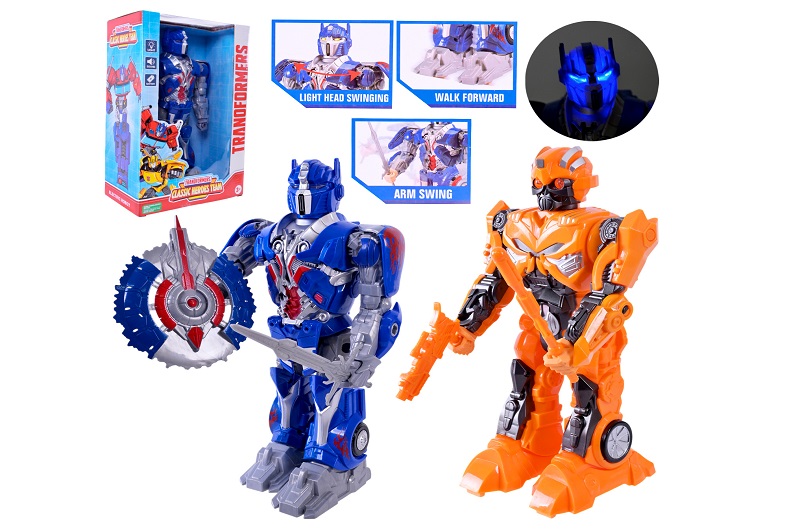 Робот батар арт. EJ684 (48шт/2) свiтло,звук, 2 види,короб. 30*19*11,5см