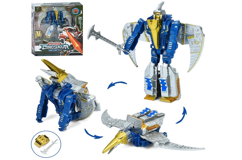 Трансформер XL91853E (40шт) робот 17см+птеродактиль, в кор-ці, 22,5-27,5-8,5см