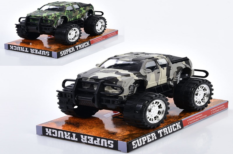 Джип 337D-3 (36шт) інерц, 21,5см, військовий, 2 кольори, у слюді, 25-15-15см