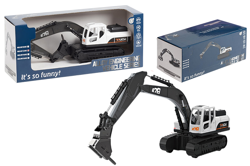 Екскаватор 9013AE металевий, інерційний в коробці р.30x10,3x13,3 см