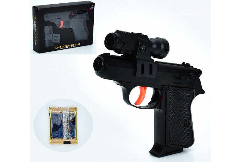 Пістолет 300 (60шт) 15,5см, водяні кулі, в кор-ці, 18-14,5-4см