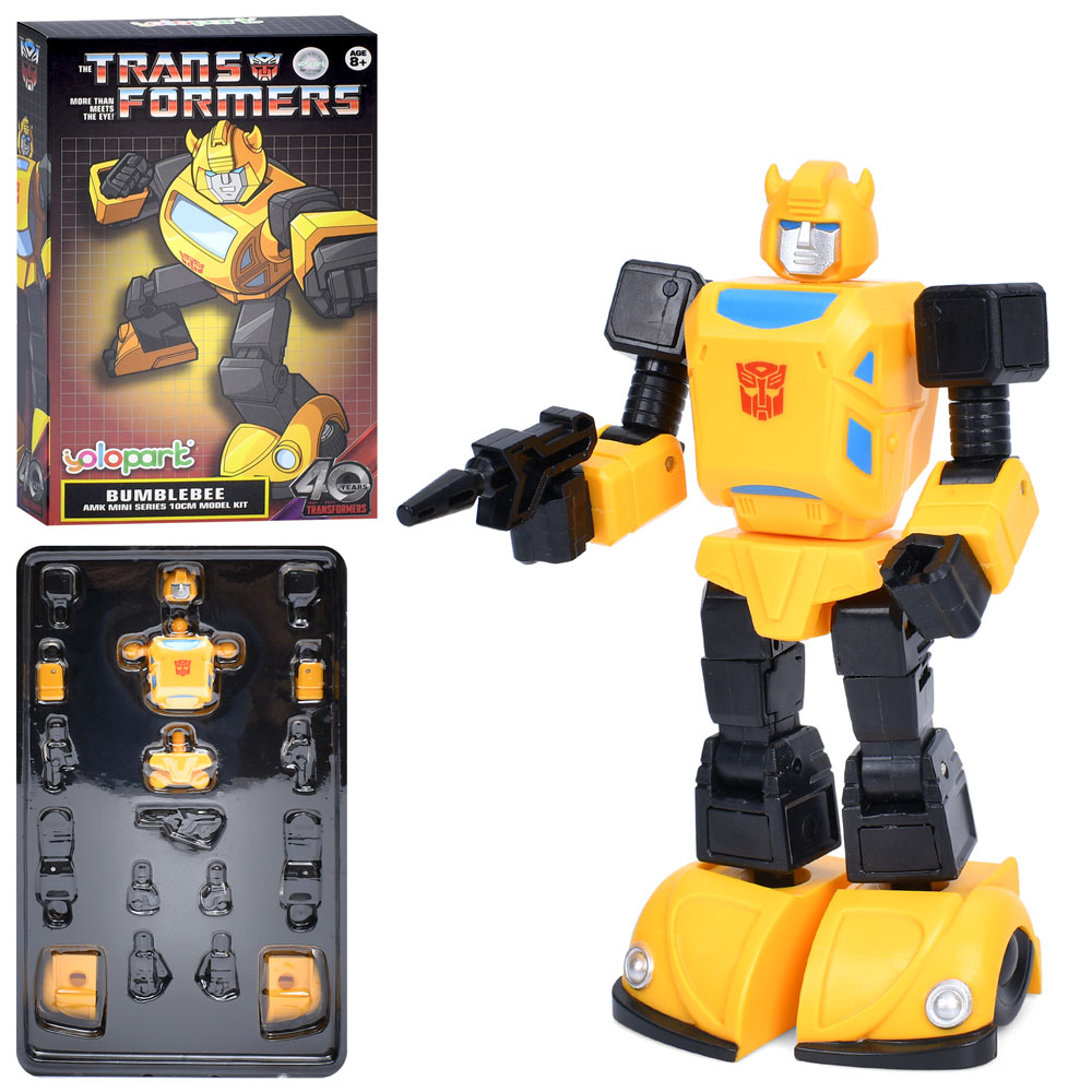 Трансформер YPAMKG1BB (18шт) Transformers,Bumblebee,10см,розібраний,конструктор,в кор-ці,14-23-5см