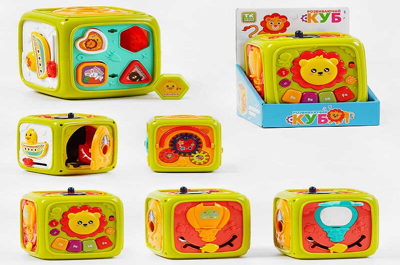 Музичний куб 44104 (60/2) TK Group", УКР. МОВА, пісні, казки, підсвічування, піаніно, лабіринт"